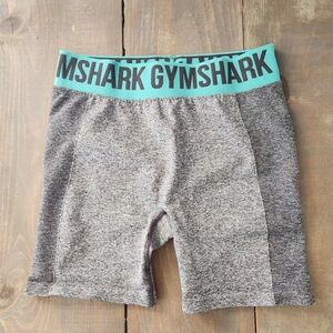 Gymshark Marl Jade Green Flex Activewear Compression Shorts - Size Medium
